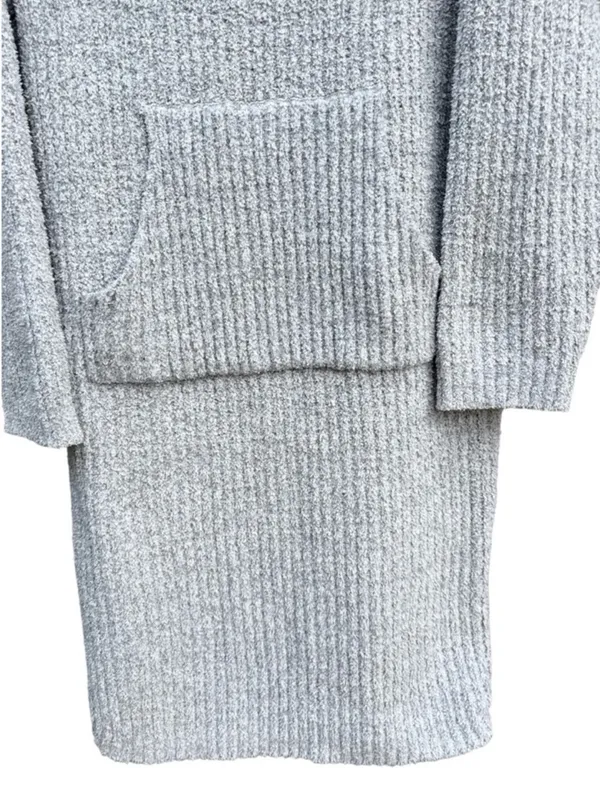 Like New SOFTIES Marshmallow Slouch Turtleneck Lounge Dress Grey Size 2X/3X - Image 12