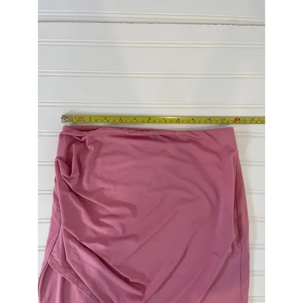 Superdown & Mango Faux Leather Pants & Ruched Faux Wrap Mini Skirt Bundle Sz XS - Image 2