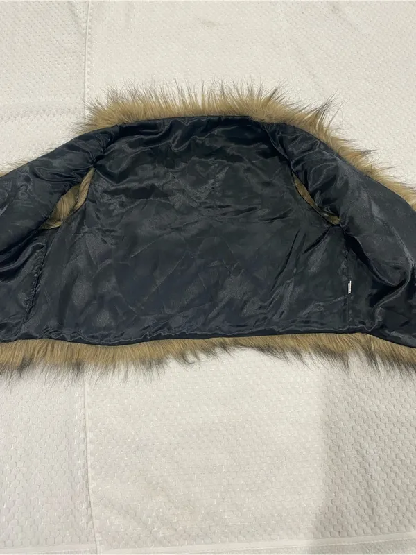 Faux Fur Brown Vest - Women's Cozy Layering Vest - Image 6