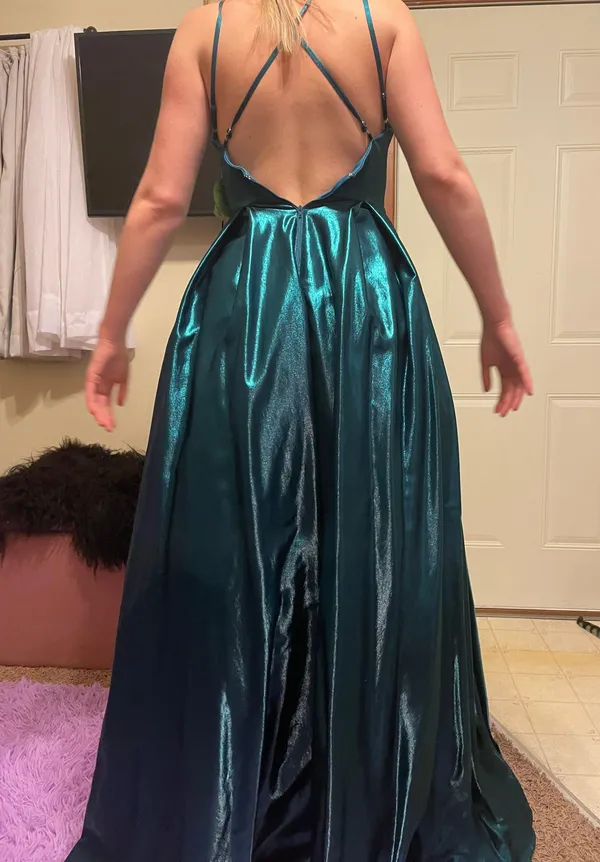 Green Prom Dress - Image 2