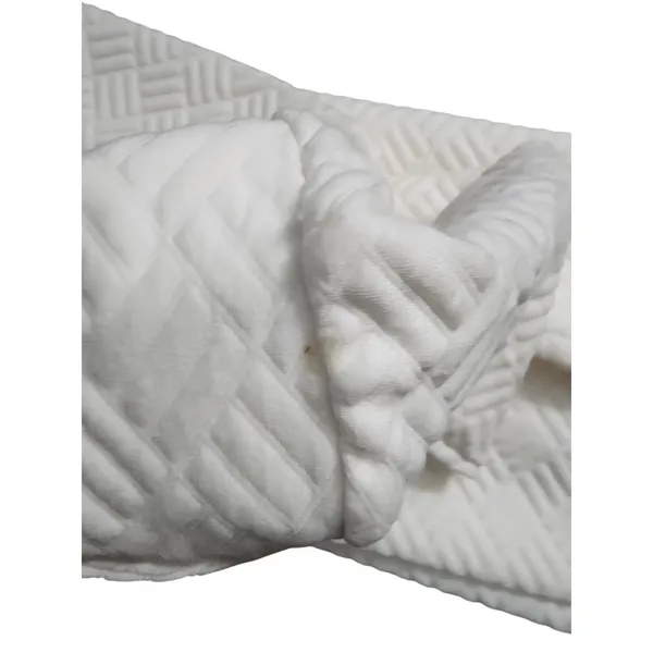 NINE WEST ACTIVE Women's White Quilted Half Zip Pullover‎ Hoodie Large - Image 8