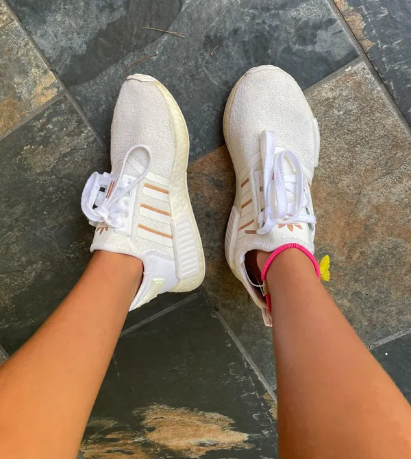 Adidas NMDR1 Sneakers White/Rosegold - Image 3