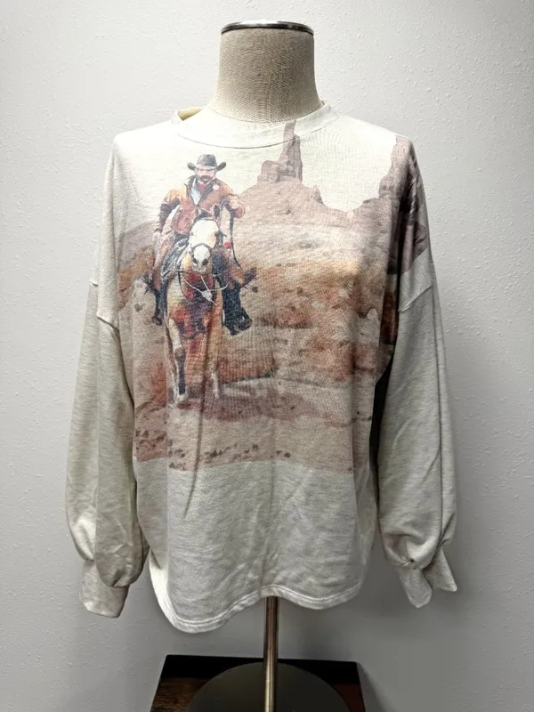 Average Western Top Gray Size L - Image 2