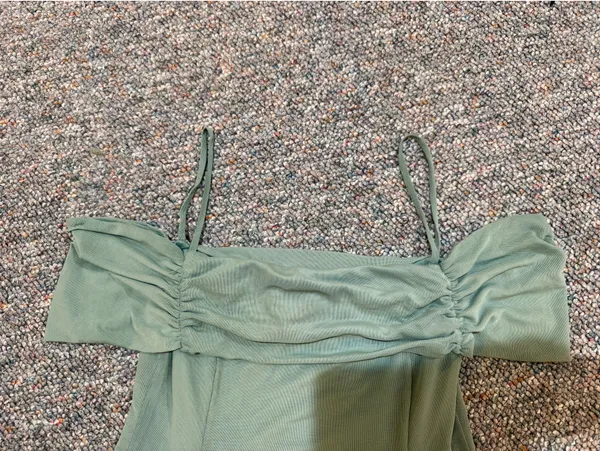 See You Monday Sage Green Dress - Image 2