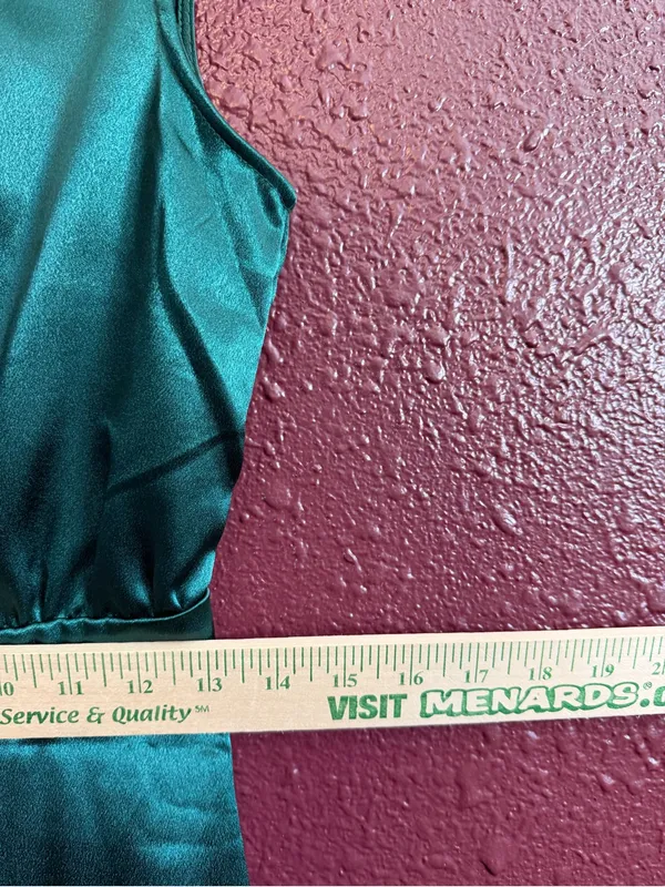 Lulus miami Dark Green Jumpsuit Small - Image 3
