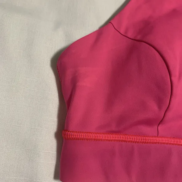 Lulumeon Fast & Free Sports Bra (Nulux) Dazzle Hot Pink Women’s Sz 12 - Image 10