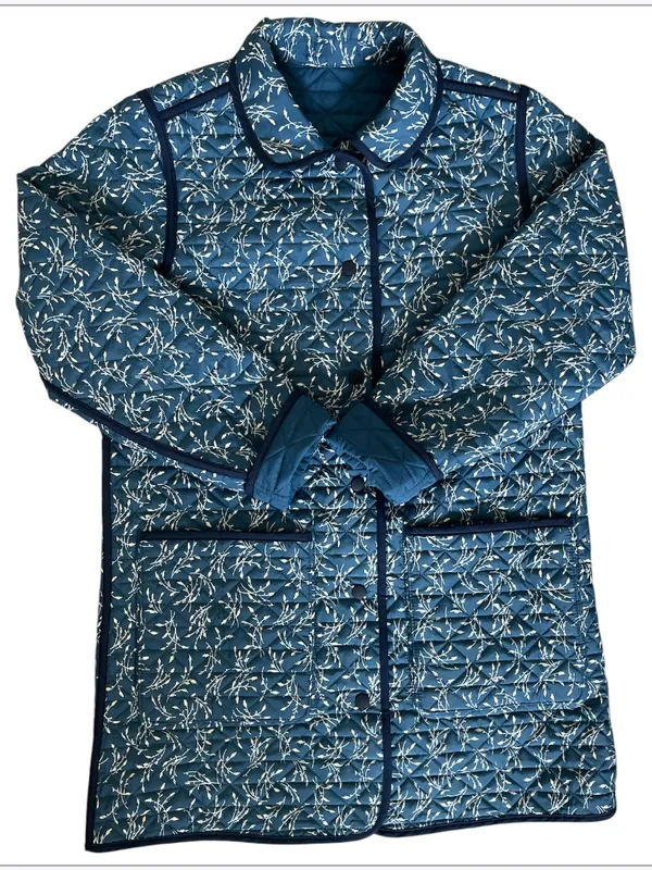 Lands End Barn Jacket Women Quilted Reversible Coat Pimaloft Lightweight Size S - Image 3
