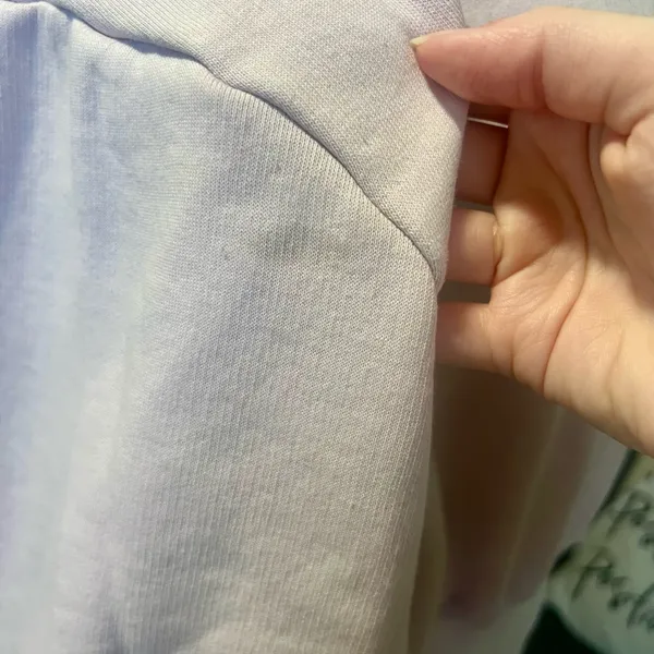 Zara Pale Pink Semi Cropped Sweatshirt - Image 11