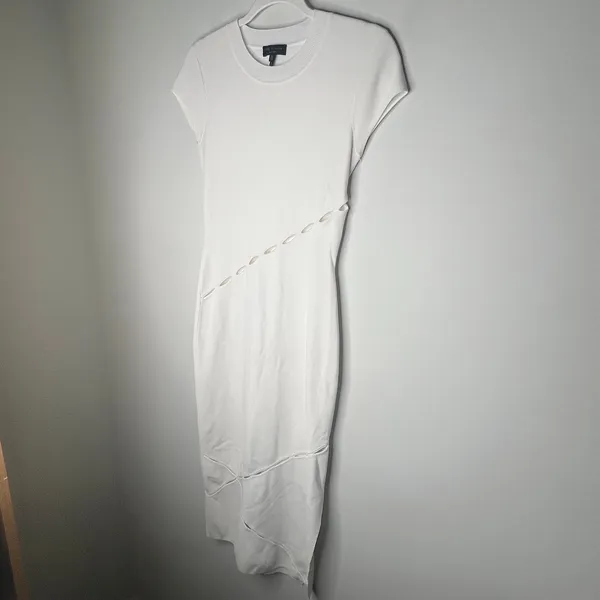 Rag & Bone Eden Slashed Midi Dress Size XS - Image 3