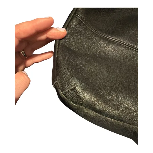 American Leather Co. Black Leather Backpack - Image 6