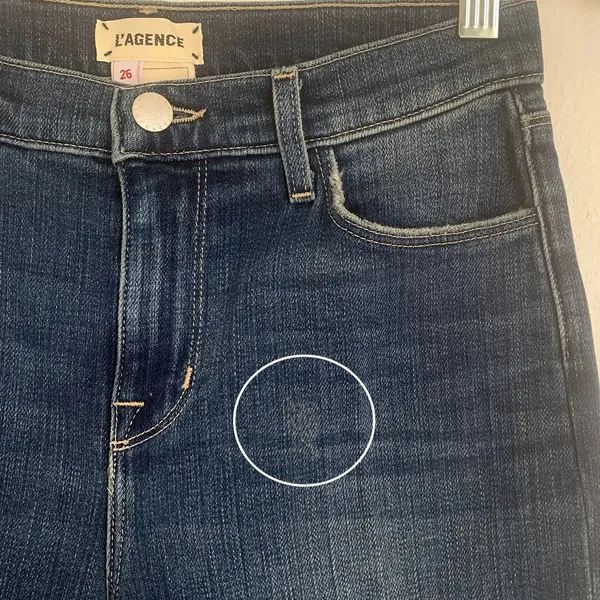 NEW L'AGENCE Sada Slim Cropped Jeans‎ in Sequoia - Image 11