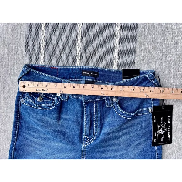 NWT Women True Religion Jennie Curvy Mid Rise Skinny sz 29 New - Image 8