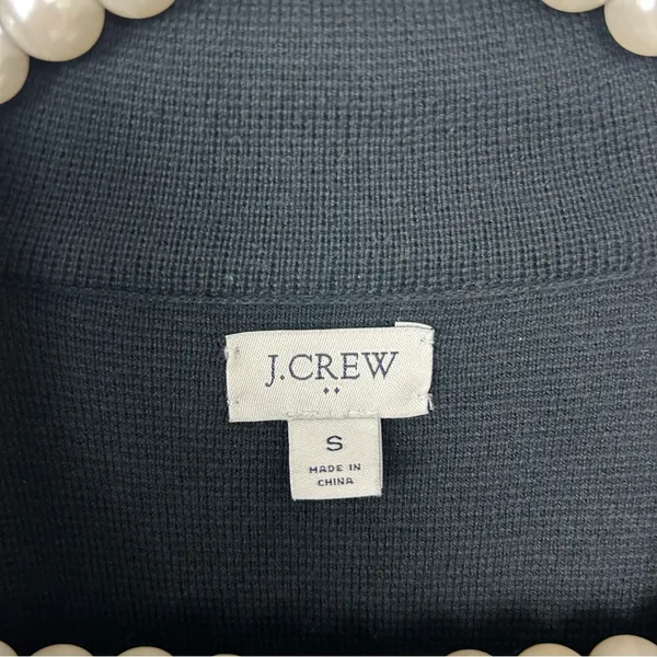 J.Crew Factory Black Schoolboy Sweater Blazer Size S - Image 7