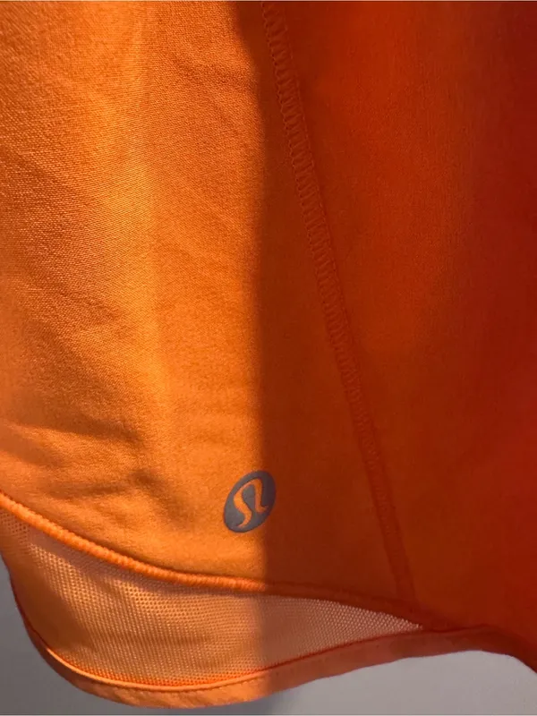 Lululemon Hottie Hots Running Shorts - Orange - Image 4