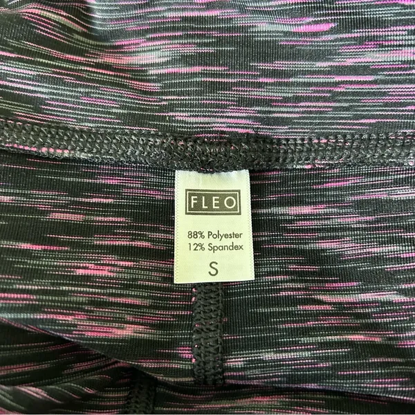 Fleo Purple Black Heathered Original OG Shorts Small Gym Workout - Image 4