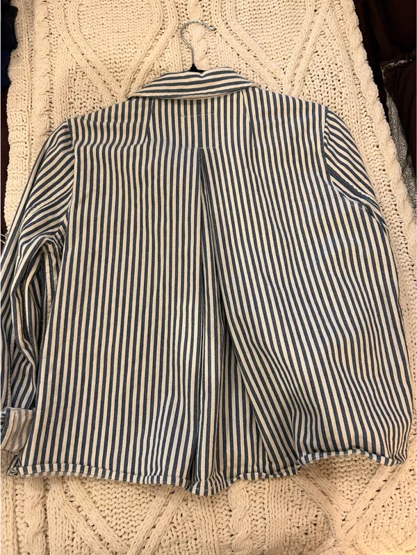 Madewell WorkWear Pinstripe Jacket - Image 3