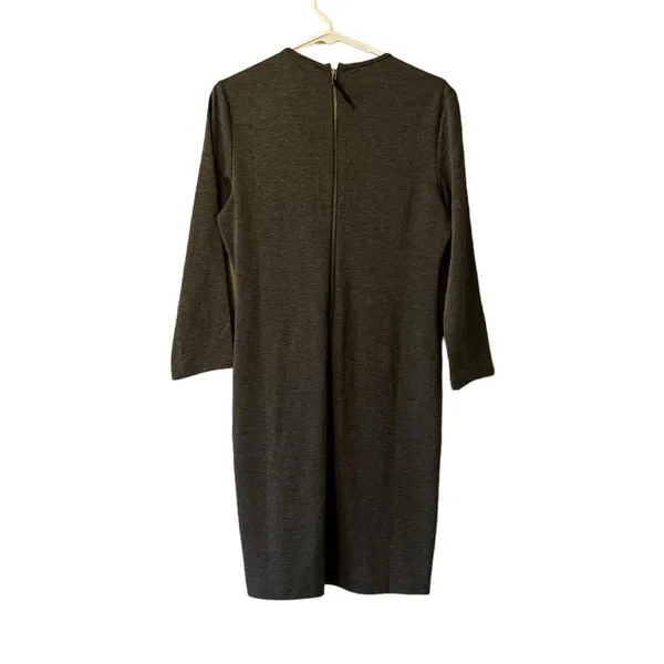 Armani Exchange Dress Charcoal Heather Size Large‎ Beaded Luxury Formal Wedding - Image 2
