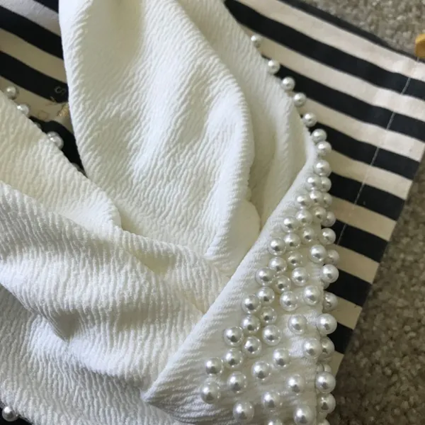 NWOT Lele sadoughi Pearl headband - Image 5