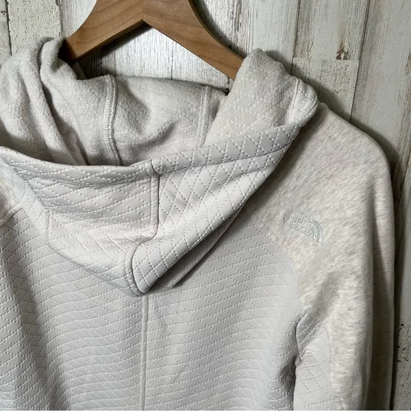 North Face Recover Up Quilted Coat Off‎ White Cream Womens Medium - Image 7