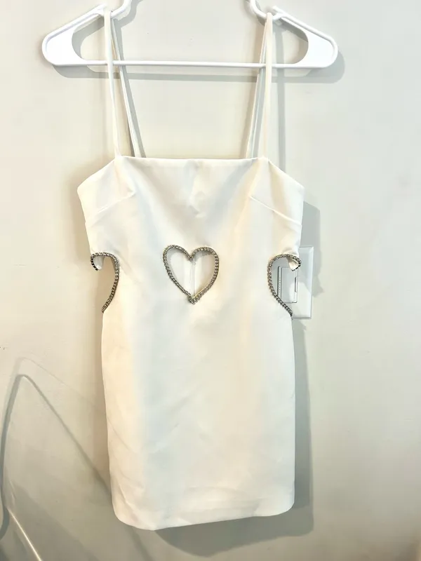 Nasty Gal Heart cut out mini dress - Image 3