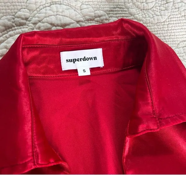 Revolve Superdown Red Mini Dress - Image 5