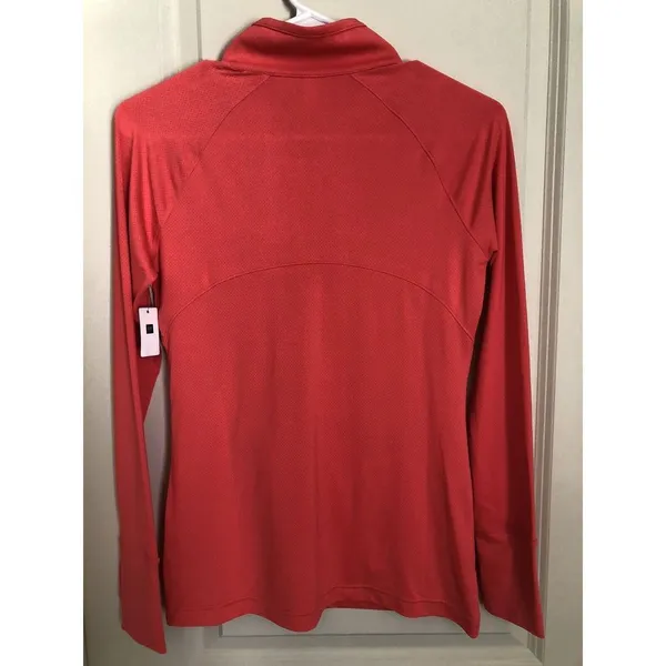 Women’s GAPFIT Coral Long Sleeve Mesh Fitted‎ Zip Up Athletic Jacket Size XS - Image 2
