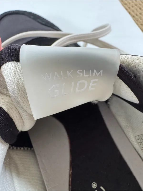 Vionic Walk Glide Sneaker Suede Trim Black Cushioned Size 9 - Image 9