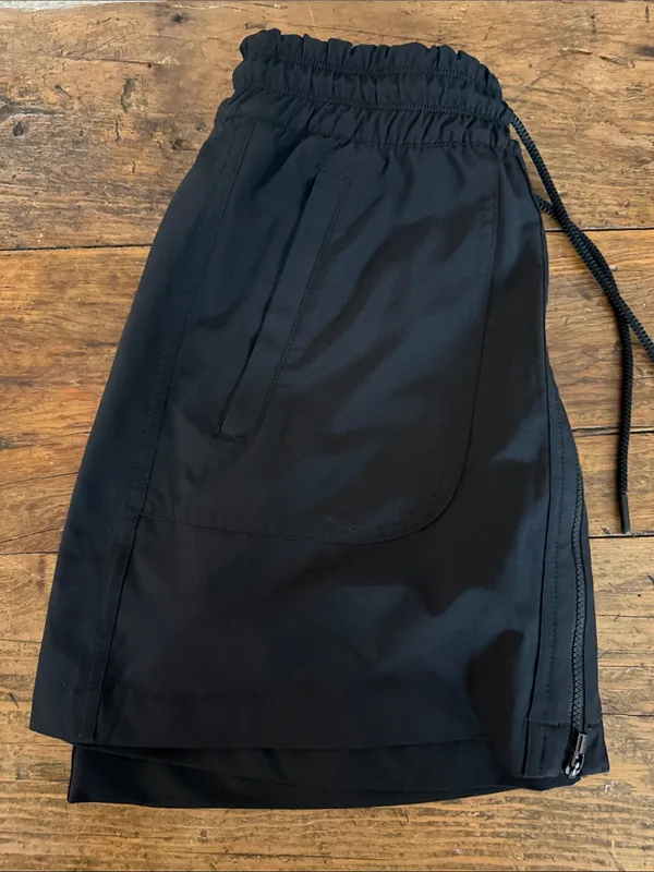 Athleta Black Zip Front Activewear Skort Size 4 - Image 2