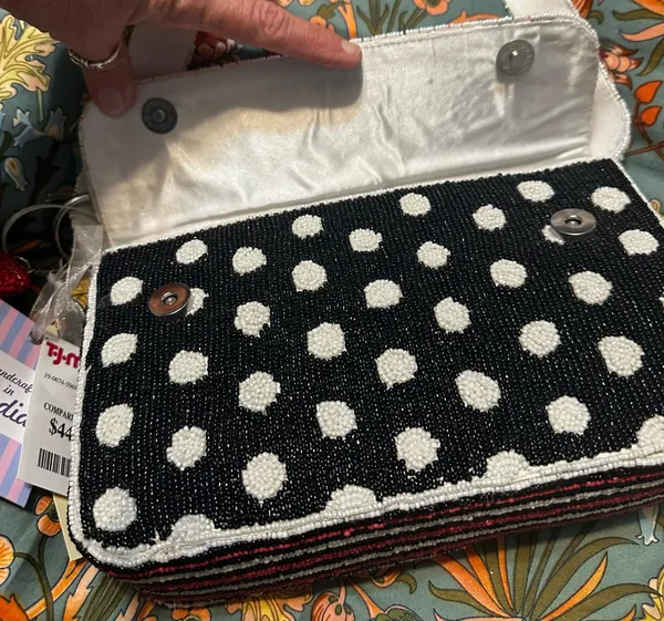 VIRAL BEADED BAG Red - Image 6