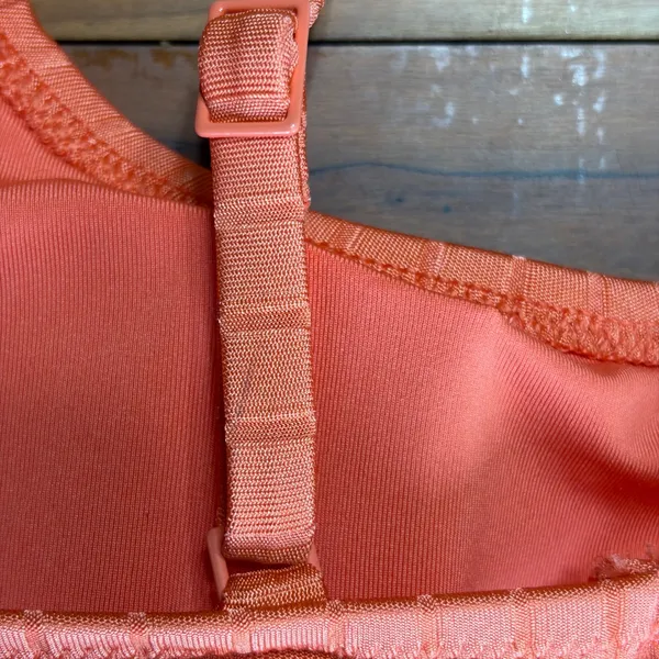 Aerie Ribbed Cut Out One‎ Piece Swimsuit Coral Peach XXS Full Coverage Monokini - Image 7