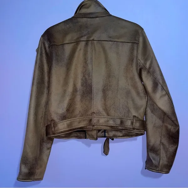 NEW Velvet Heart Faux Leather Moto Jacket Women S Biker Edgy Steampunk Grunge - Image 6