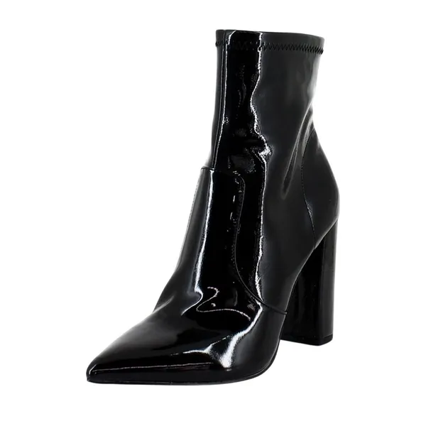 Jessica Simpson Narelle Women's Boots Black Patent Size 8.5 M‎ - Image 2