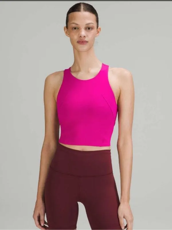 Lululemon Invigorate Training Tank Top – Size 12 (Built‑In Bra) - Image 2