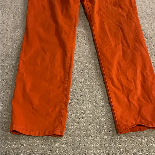 Chicos 0.5 orange pants small sz 6 - Image 2