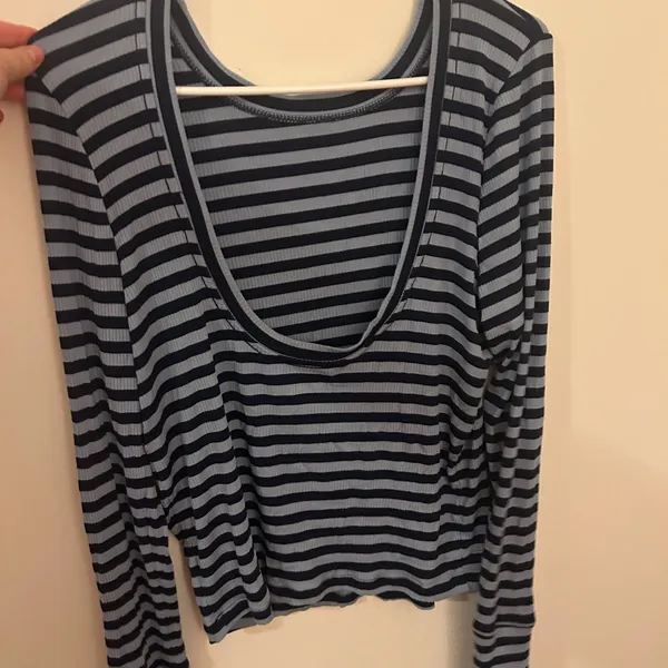 Aerie Striped Long-Sleeve Women's Top - Image 3