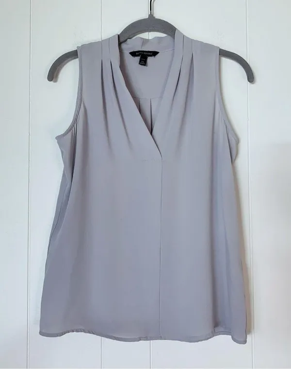 Grey Sleeveless Top XS - Image 2