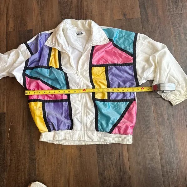 Vintage 90s Slade Colorblock Windbreaker Jacket - Image 3