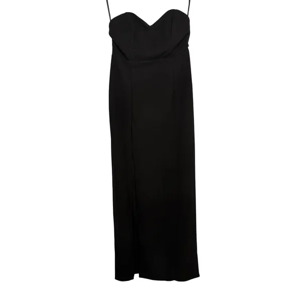 o.p.t Votna Evening Elegant Side Split Stretch Minimalist Strapless Maxi Dress 6 - Image 2