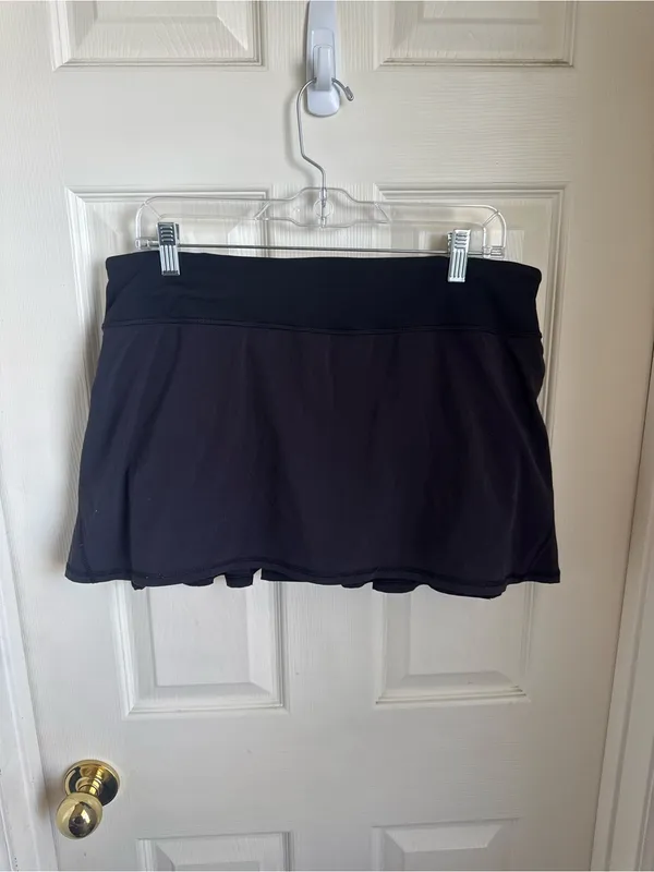 Lululemon Run Black Pace Setter Skirt - Image 3