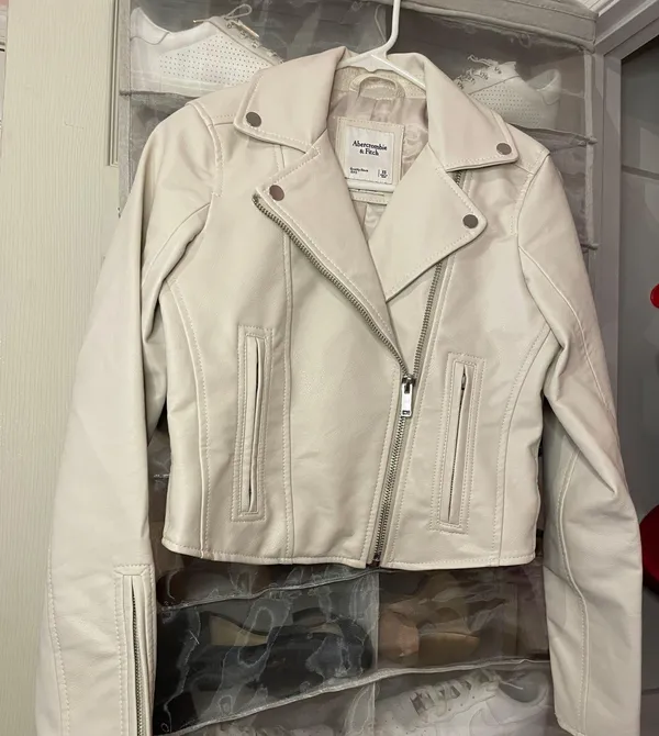 Abercrombie Leather Jacket - Image 2