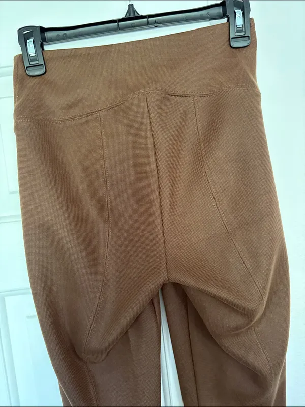 White House Black Market's signature Runway Leggings in chocolate - Image 5