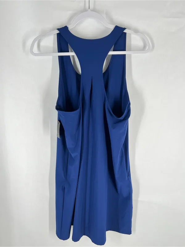 Backcountry On The Go Dress Blue Racerback Active Dress Size L - Image 6