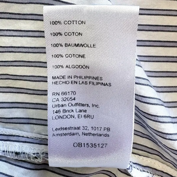 Maeve x Anthropologie Corset Button Down Striped Blouse Size 2 Petite - Image 13