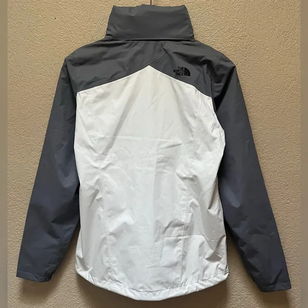 The North Face Women's Resolve Plus Jacket White & Gray Color Size-Small - Image 2