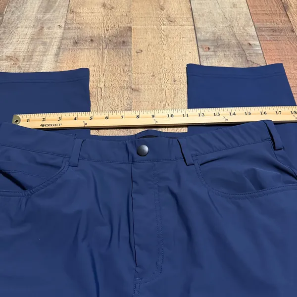 PGA Tour Wmns Navy Blue Performance Pants Sz L Sz 32 Athlete Golf Active Pockets - Image 3