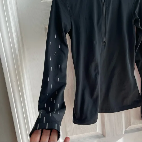 Nike Long Sleeve Running Pullover Zip Up Performance Size Small - Image 4