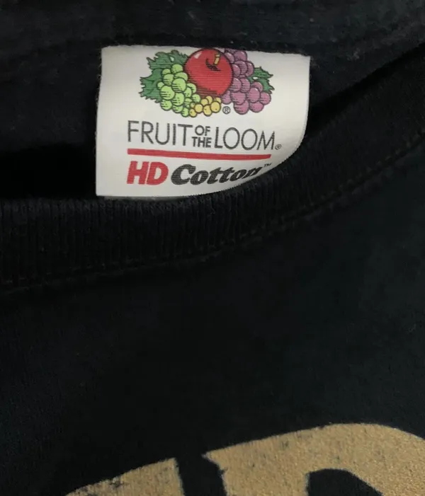 Fruit of the Loom THE SWEDISH CHIEF "VER DER FERK?" BLACK T-SHIRT XL - Image 3