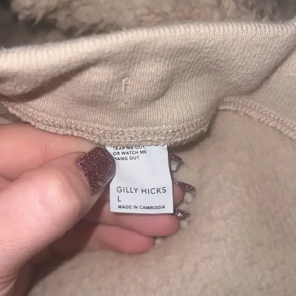 ✨Gilly Hicks Sherpa Pet Pajama Tan Sz Large Shorts✨ - Image 5