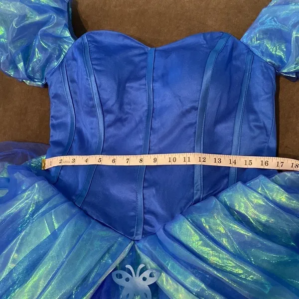 Gorgeous Fairy Tale Cinderella Dress with Butterflies Size 14 NWT - Image 9