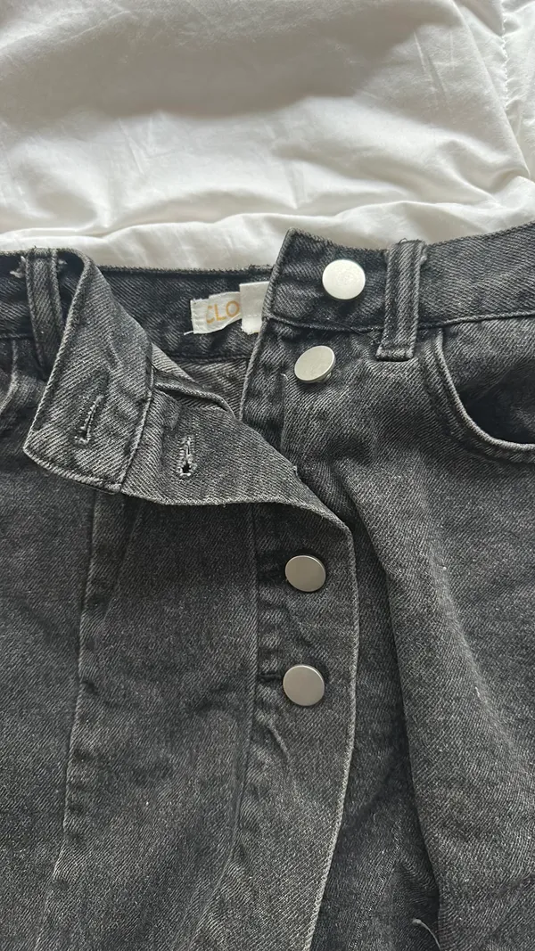 Cloud Ten Black Button Shorts - Image 2
